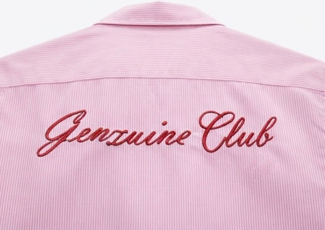 GenZuine Club Shirt - Striped pink