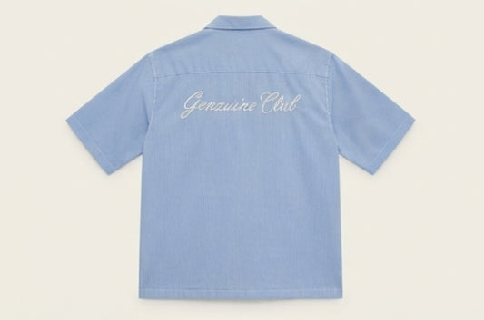GenZuine Club Shirt - Striped blue