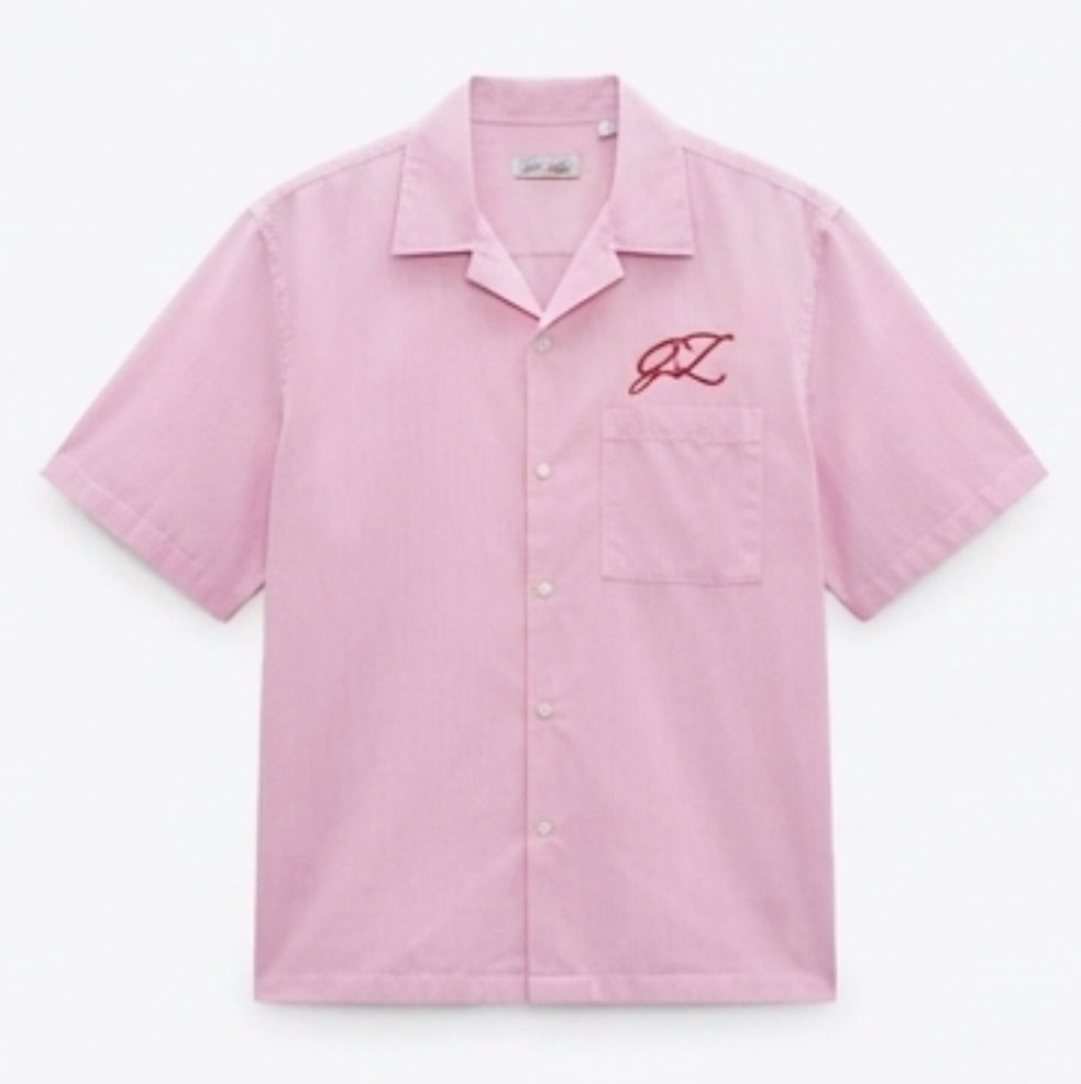 GenZuine Club Shirt - Striped pink