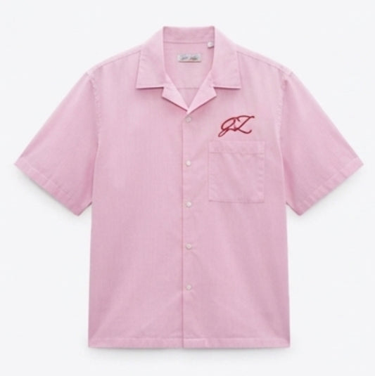 GenZuine Club Shirt - Striped pink