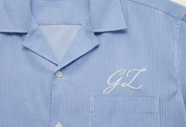GenZuine Club Shirt - Striped blue