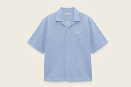 GenZuine Club Shirt - Striped blue