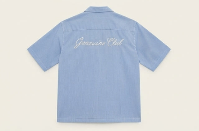 GenZuine Club Shirt - Striped blue